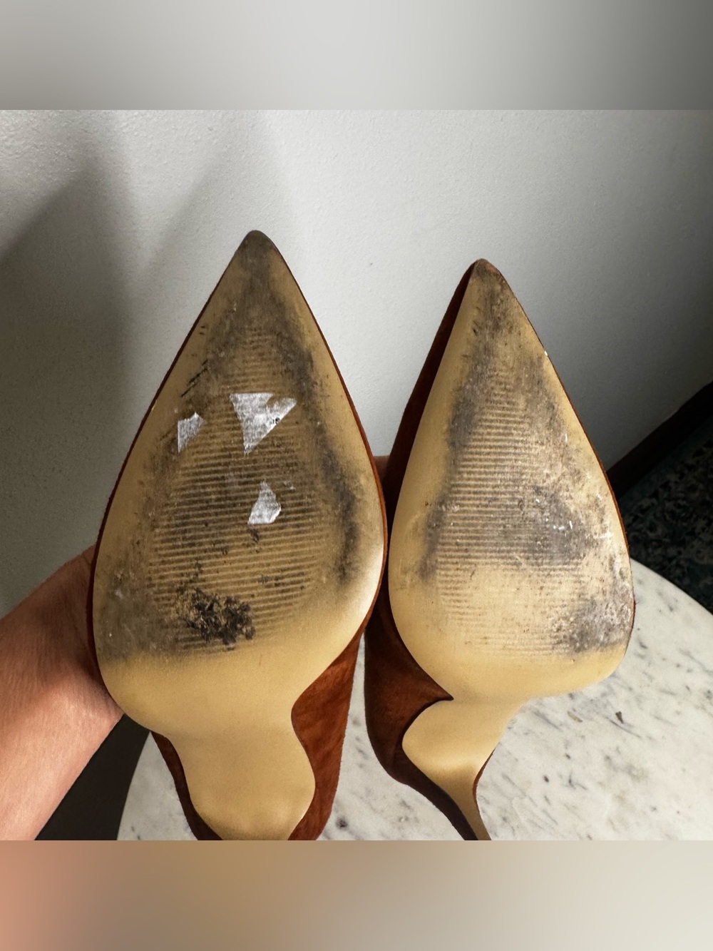 Steve Madden "Daisie" Heels Size 10
Suede brown shoes pointy toe - Picture 6 of 7